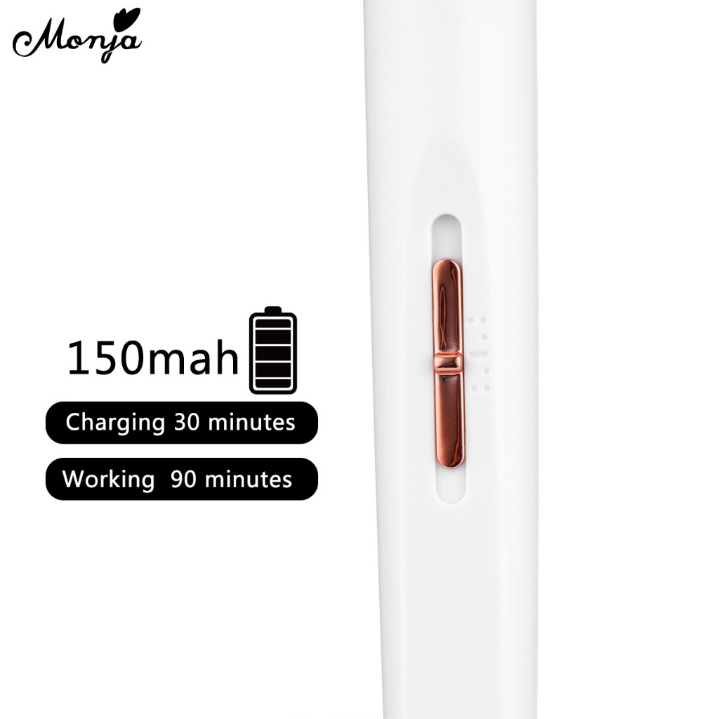 Monja طقم رؤوس مبرد أظافر كهربائي USB — صورة 5