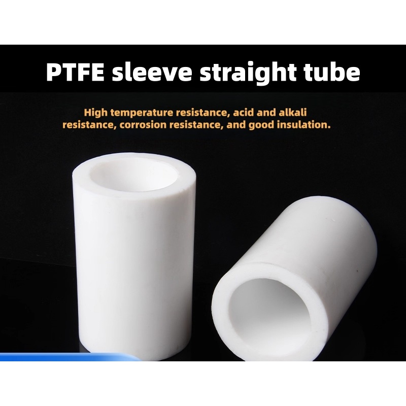 PTFE Tube PTFE Hard Tube พลาสติก King ทนอุณหภูมิสูง PTFE Sleeve PTFE Hollow Rod Sleeve Processing