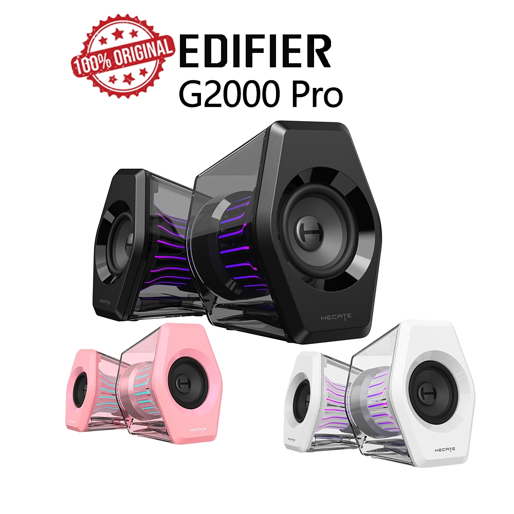 Edifier G2000 Pro ลำโพงเกมมิ่ง 2.0 ที่เหนือกว่า บลูทูธ V5.4/USB/AUX ช่องต่อ เสียงเซอร์ราวด์ 7.1 RGB
