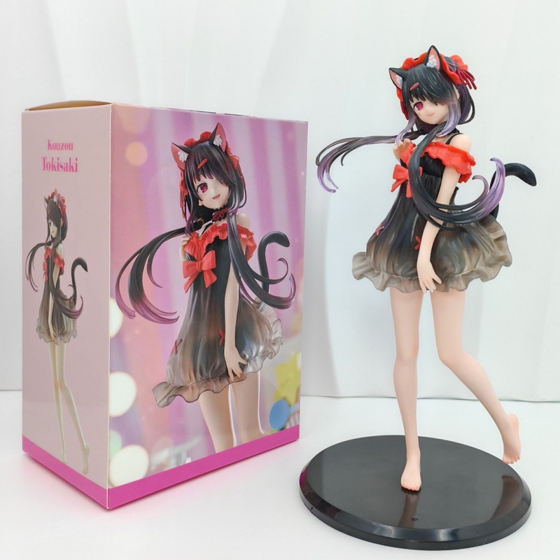 21 ซม.วันที่ A Live อะนิเมะรูป Tokisaki Kurumi ชุดนอน Nightmare PVC ตัวเลขการกระทําคอลเลกชันเดสก์ท็อปตกแต่งตุ๊กตาของเล่น