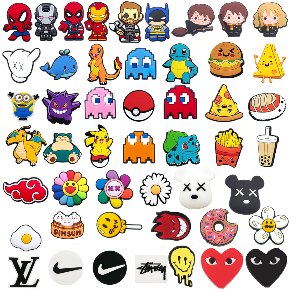 ขายร้อน Aceessories DIY รองเท้าแฟชั่น Charms การ์ตูนอะนิเมะรองเท้าแตะรองเท้าน่ารัก 1 ชิ้น FashionPin หัวเข็มขัดตกแต่งของขวัญเด็ก
