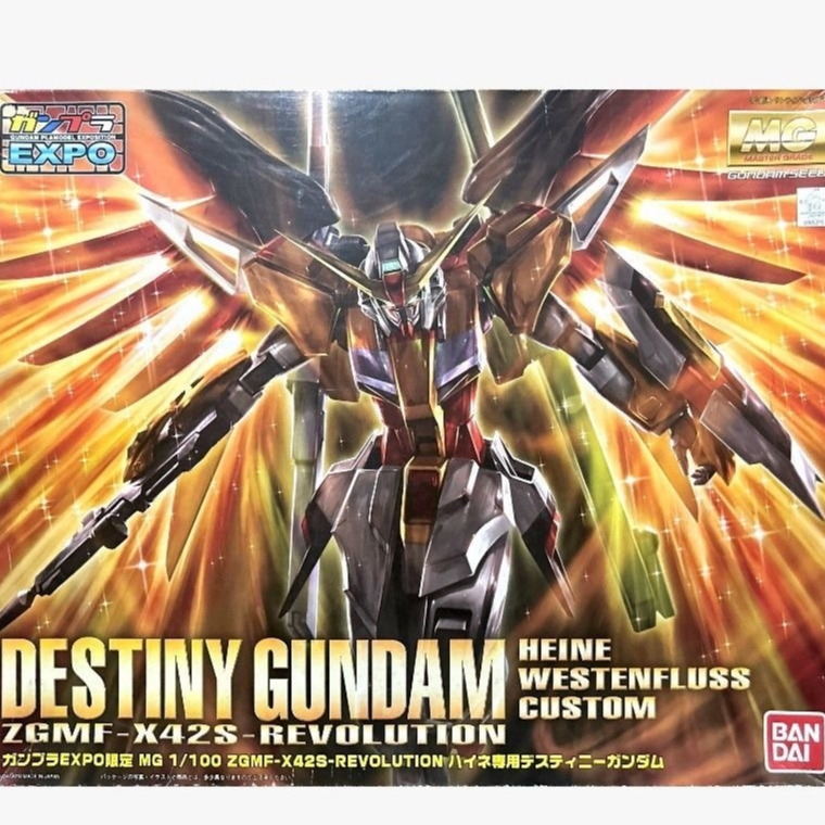 BANDAI PB MG 1/100 ชุดมือถือ GUNDAM DESTINY GUNDAM HEINE WESTENFLUSHS CUSTOM ZGMF-X42S REVOLUTION ZG