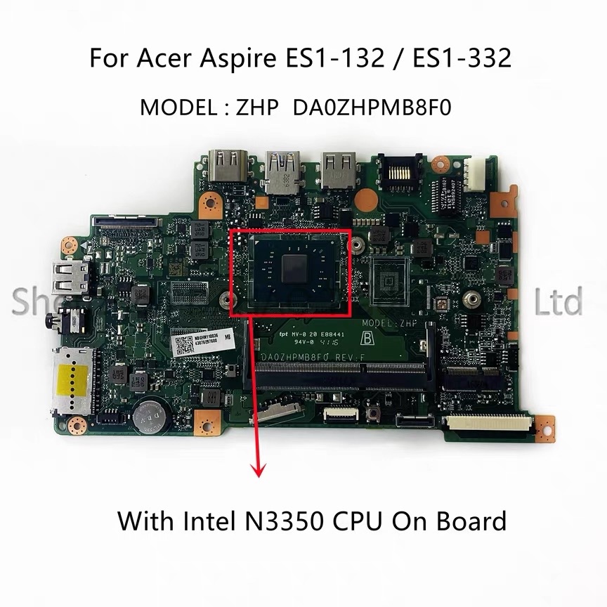 เมนบอร์ด CPU Acer aspire ES1-132 DA0ZHPMB8F0 N3350