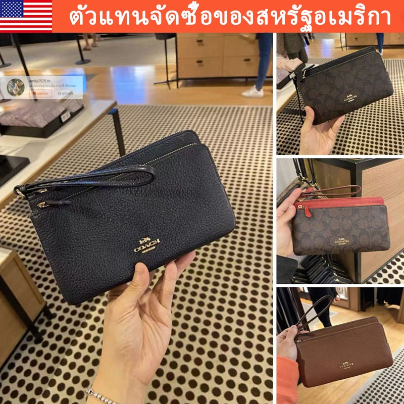 🌈การจัดส่งรวดเร็ว，💯% กระเป๋าคลัตช์สำหรับผู้หญิง，กระเป๋าสตางค์ซิปคู่，ที่ใส่บัตร C5610 C5576