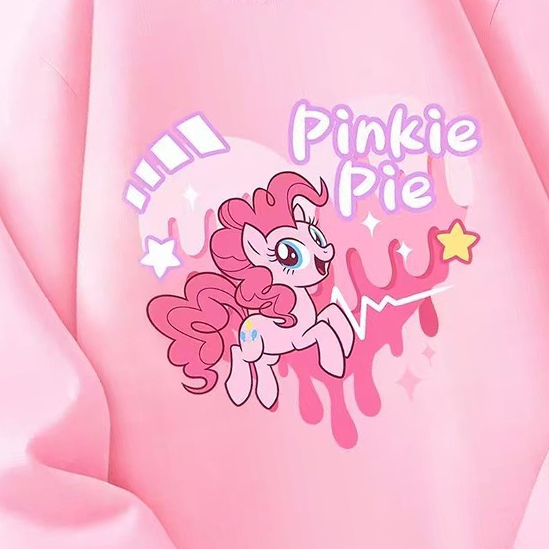 เสื้อท็อปแขนยาวสำหรับเด็กผู้หญิง อายุ 5-12 ปี ผลิตจากผ้าฝ้ายแท้ พิมพ์การ์ตูนน่ารัก - รูปที่ 5