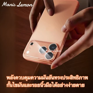 Manis Lemon Tempered Glass for iPhone 17 16 15 14 13 12 11 Pro Max Plus Air ฟิล์มกระจกกันรอย ฟิล์มกล้อง เลนกล้อง เลนส์กล้อง สำหรับ ไอโฟน