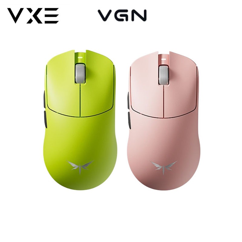 VXE VGN Dragonfly F2 Ultra+light กะพริบเล็กน้อย PAW3950/ 3395Lightweight Golden Wheel เมาส์สําหรับเล่นเกมสามโหมด