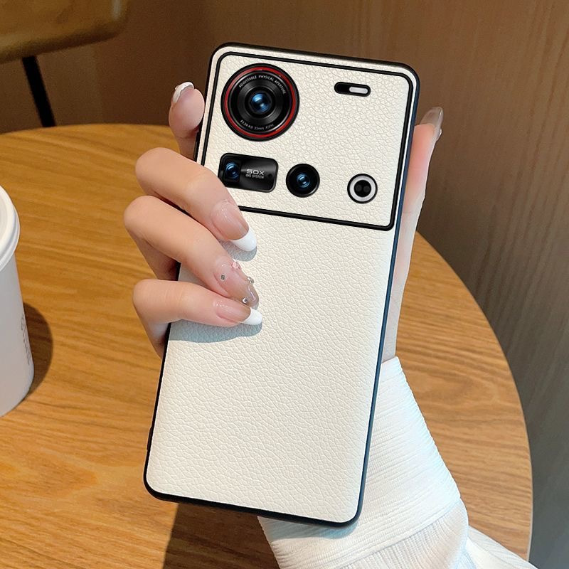 สําหรับ Nubia Z70 Ultra กรณี Z70S Ultra ธรรมดาหนังปกหลังสําหรับ Nubia Z70Ultra มังสวิรัติกรณี Nubia 