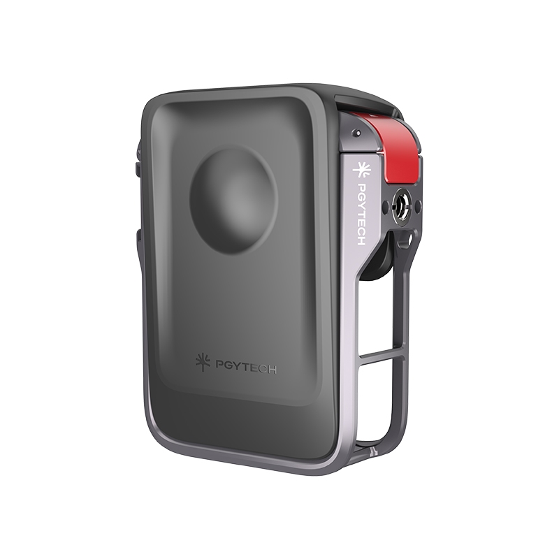 PGYTECH OSMO 360 กล้องกรงสําหรับ DJI OSMO 360 การเชื่อมต่อแม่เหล็กพอร์ต Type-C Flip-top Diverse