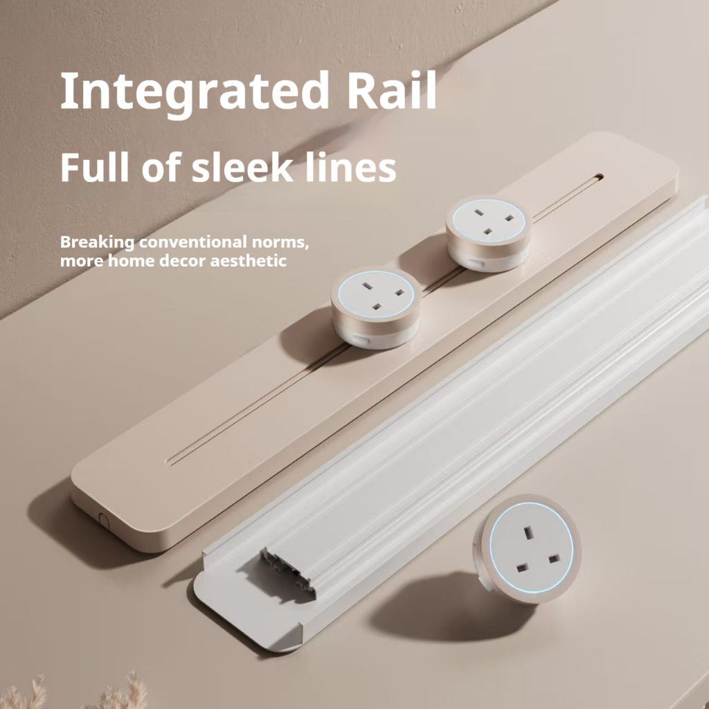 Aodoran S7 Track Socket 10000W High Power Extension Socket with Child Protection Door Socket