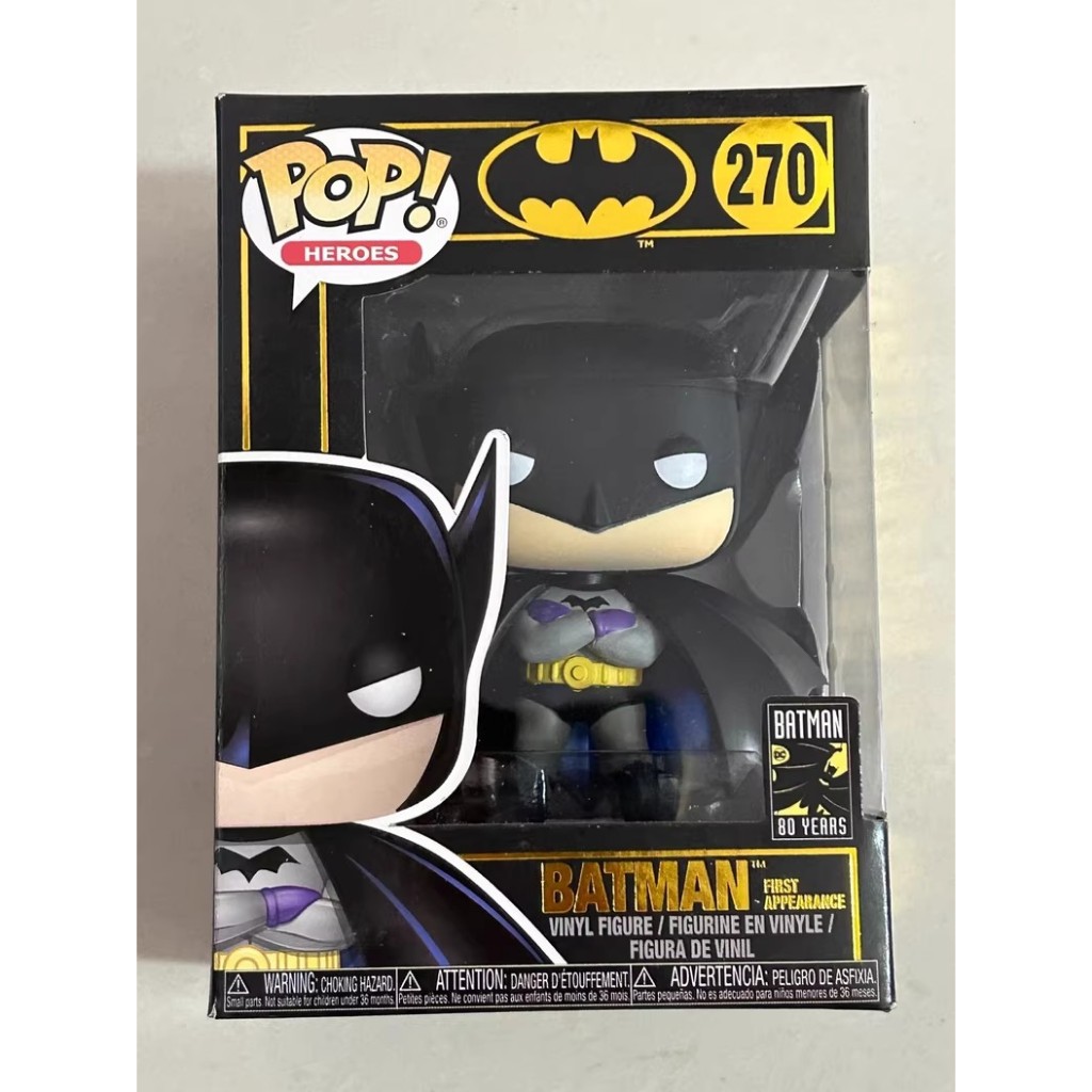 (เสียหายกล่อง)FUNKO POP Batman 80th Anniversary ตุ๊กตาที่ระลึก
