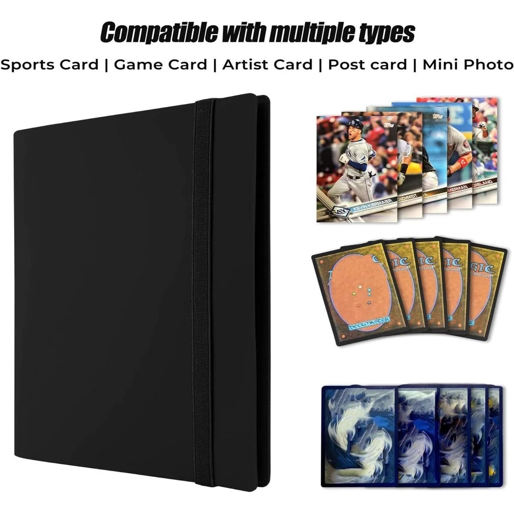 การจัดส่งที่รวดเร็ว! Card Album / Binder - แฟ้มใส่การ์ด / สมุดใส่การ์ด แฟ้มใส่การ์ด 9 ช่อง ใส่ได้ 360ใบ (for MTG / Pokemon / Summoner / Yu-Gi-Oh) คุณภาพ