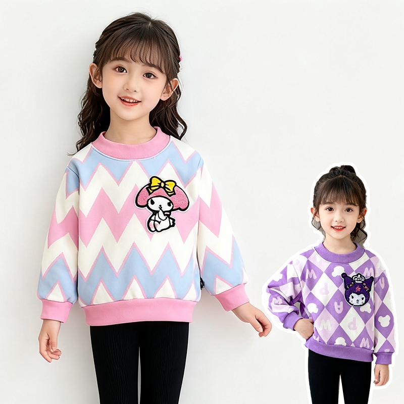 เสื้อแขนยาวกันหนาวสำหรับเด็กผู้ชายและเด็กผู้หญิงรุ่นใหม่ ดีไซน์สไตล์เกาหลี ผลิตจากผ้าฝ้ายใส่สบาย เหมาะสำหรับเด็กอายุ 4-10 ปี สวมใส่เป็นเสื้อกันหนาว