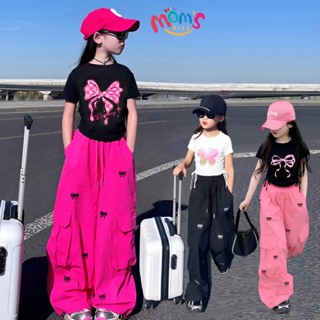 【จัดส่งจากประเทศไทย】ชุดแฟชั่นเด็กผู้หญิง กางเกงทำงานขายาวทรง…