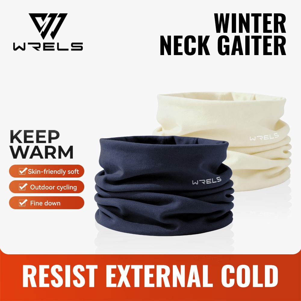 WRALS Winter Neck Gaiter Double-Layer Insulation Comfort Elastic #WB1012
