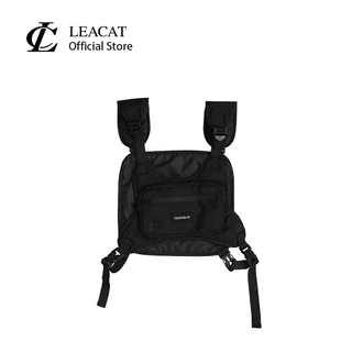Leacat Rig กระเป๋าคาดอก กระเป๋าคาดเอว ความจุขนาดใหญ่ สไตล์ฮิปฮอป สตรีท สําหรับผู้ชาย