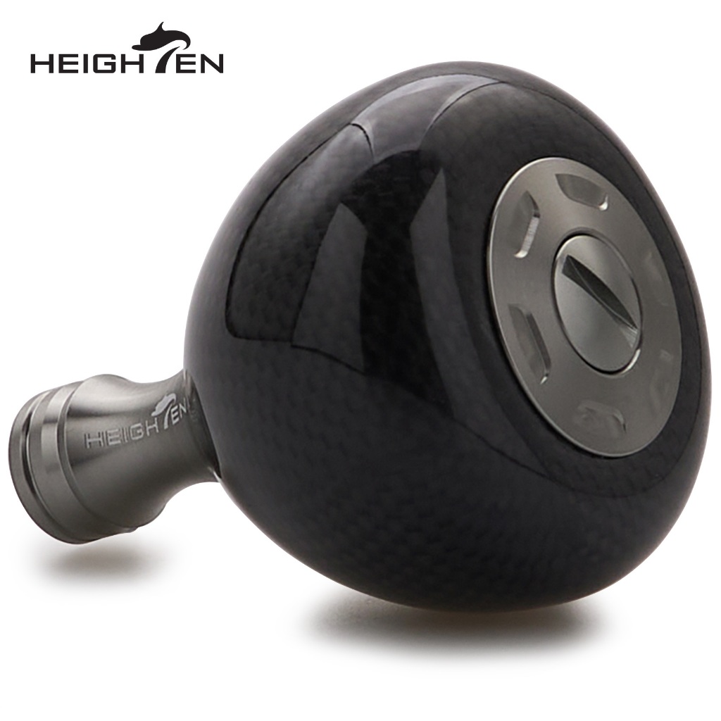 HEIGHTEN 36 มม. คาร์บอนลูกบิด ใช้งานได้กับ Shimano และ Daiwa สปินนิ่งและเบทแคสติง