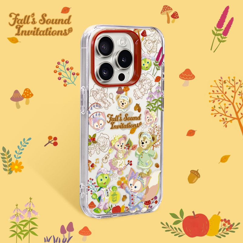 Duffy Bear Lingna Belle Phone Case Apple iPhone Phone Protective Case Case Transparent Three-Dimensional Pattern Transparent Edge Clearance