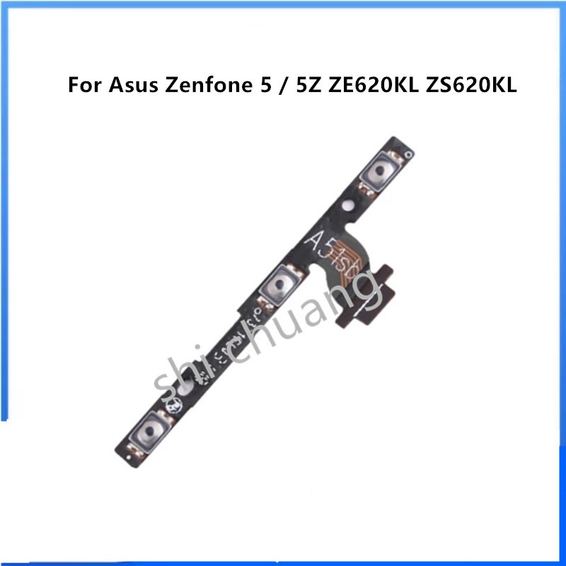 สําหรับ Asus Zenfone 5 / 5Z ZE620KL ZS620KL ปุ่มและปุ่มปรับระดับเสียง Flex Cable