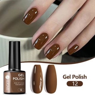 UR SUGAR สีทึบเจลยาทาเล็บ 100 สีสีน้ําตาลเล็บเจล Soak Off UV LED เจลกึ่งถาวร Glitter เคลือบเงาสําหรับเล็บเล็บ Salon GEL