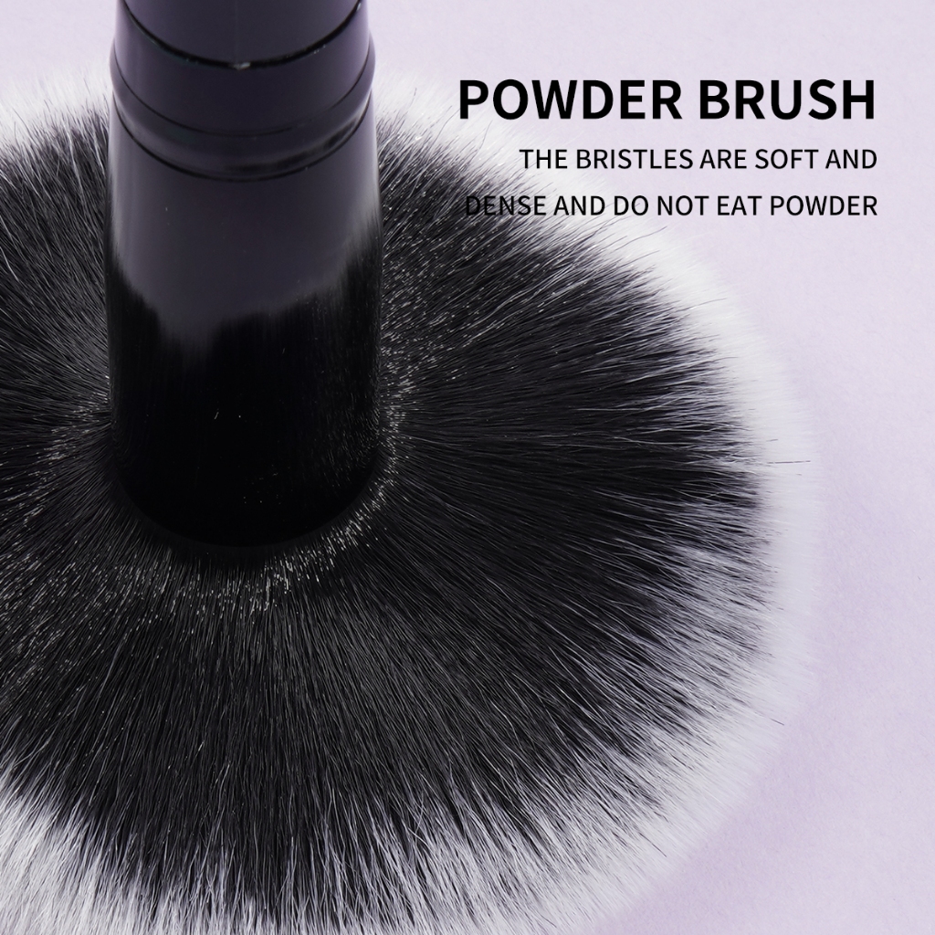 MAANGE ชุดแปรงแต่งหน้าเกาหลีสีดำ พร้อมกล่องเก็บ ขนนุ่มพิเศษ เกลี่ยแป้งได้ง่าย สม่ำเสมอ 51367 - รูปที่ 4