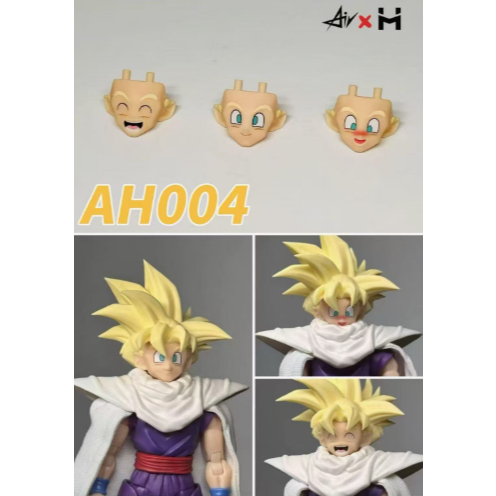 [Face Sculpt Only]AIR x HM Dragon Ball: Young Gohan, Super Saiyan 2 Gohan, Base Form Gohan, Face Scu