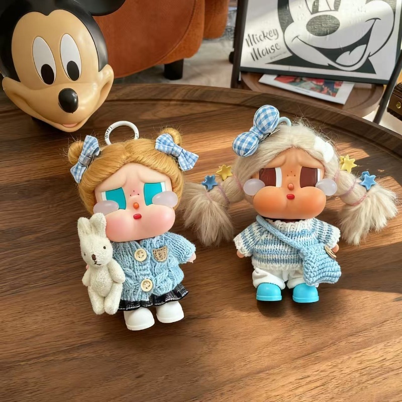 秋冬季衣服 CrybabyVacation Mode On蓝色套装