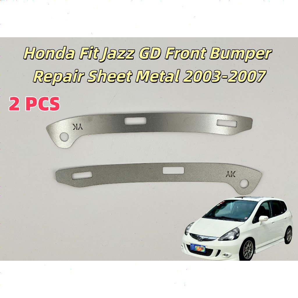 เหมาะสําหรับ Honda Generation Fit Jazz GD ซ่อมกันชนหน้าแผ่นโลหะ 2003-2007