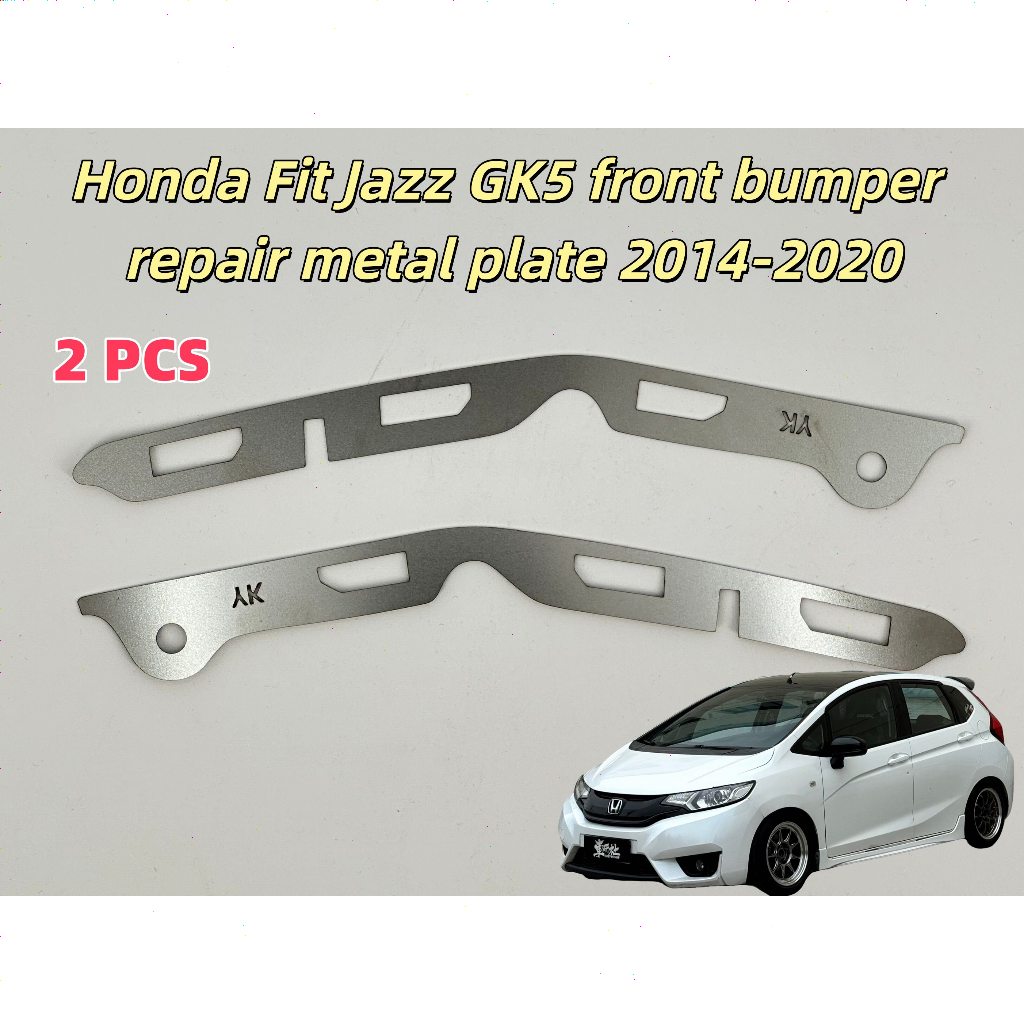 เหมาะสําหรับ Honda Fit Jazz GK5 กันชนหน้าซ่อมแผ่นโลหะ 2014-2020