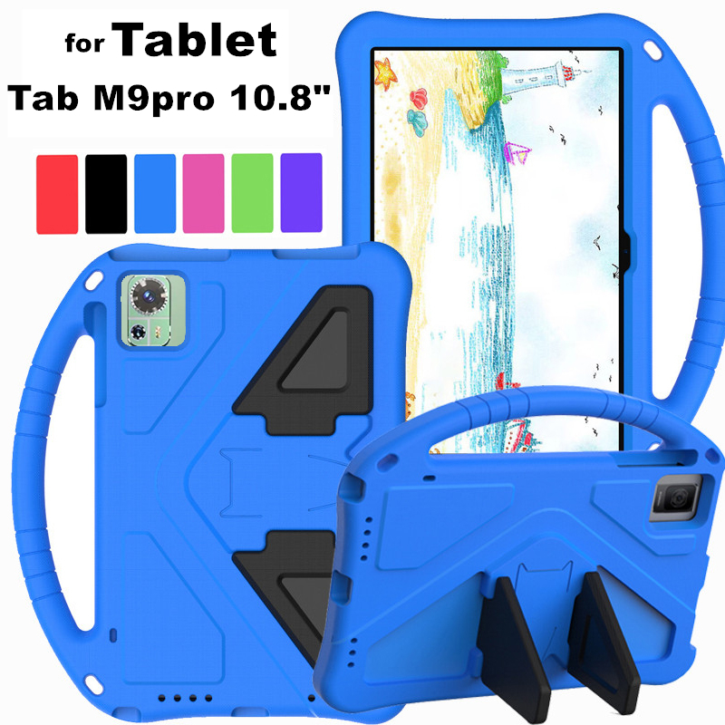 for Tablet Galaxy Tab M9pro M9 Pro 10.8 Inch Tablet Shockproof EVA Cover Shell Stand Casing Friendly