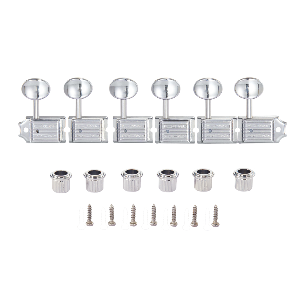 KAISH Pure Vintage Tuners Tuning Machines หมุดกีตาร์จูนคีย์แยกโพสต์สําหรับ Strat/Tele/Jaguar