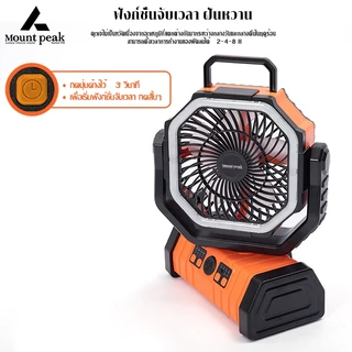 พร้อมส่ง⚡️พัดลม Mountpeak พัดลมแบบพกพา 20000mAh ปรับลมได้ 3 ระดับ หน้าจอ LED แบบพกพา พับได้