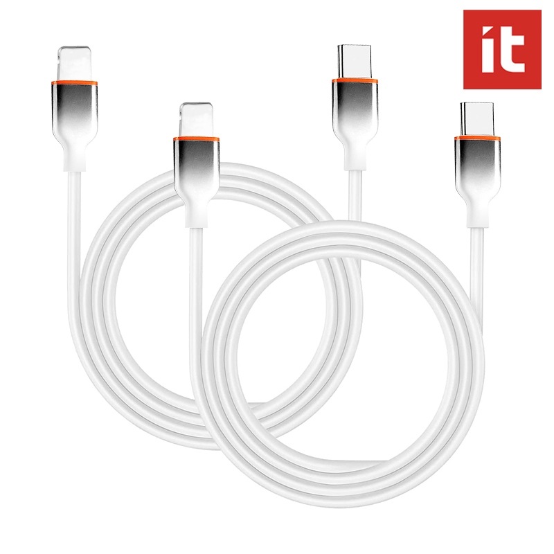 IT 2Pack สาย USB C ถึง C/(Li) สําหรับ 17/16/1514/13/12/11/XS/XR, 1M/1.5M Fast Charger Cable สายไฟ Type CC สายชาร์จ Fast Charging
