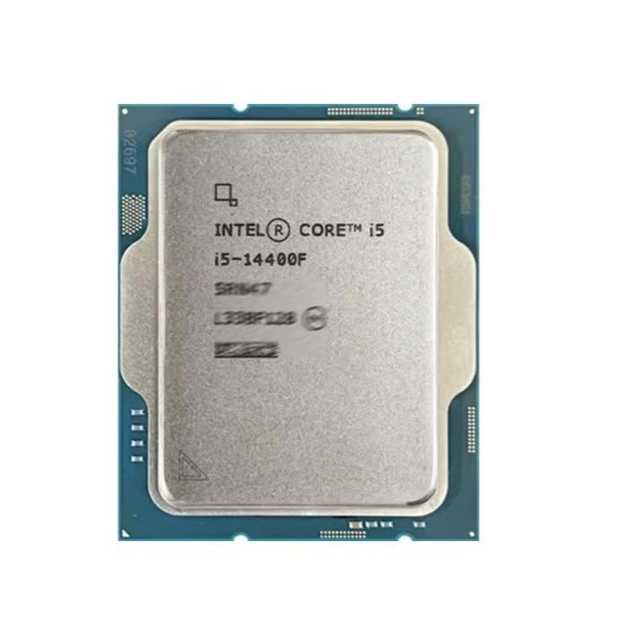 ใหม่ Intel i5 14400F 14th Gen CPU 10 Core 16 ด้าย 2.5 GHz LGA1700 ซ็อกเก็ตเดสก์ท็อปโปรเซสเซอร์
