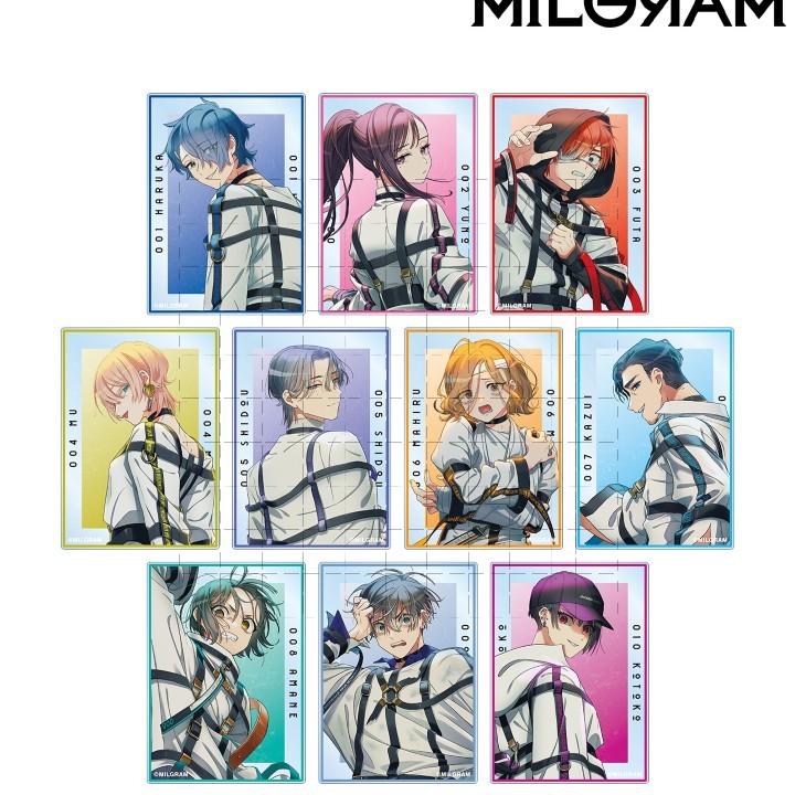 MILGRAM 🖤 แท่นอะคริลิก + พวงกุญแจ + การ์ด สึ คาซุย มาฮิรุ ฟิกเกอร์ตั้งโต๊ะ น่าเก็บสุดๆ