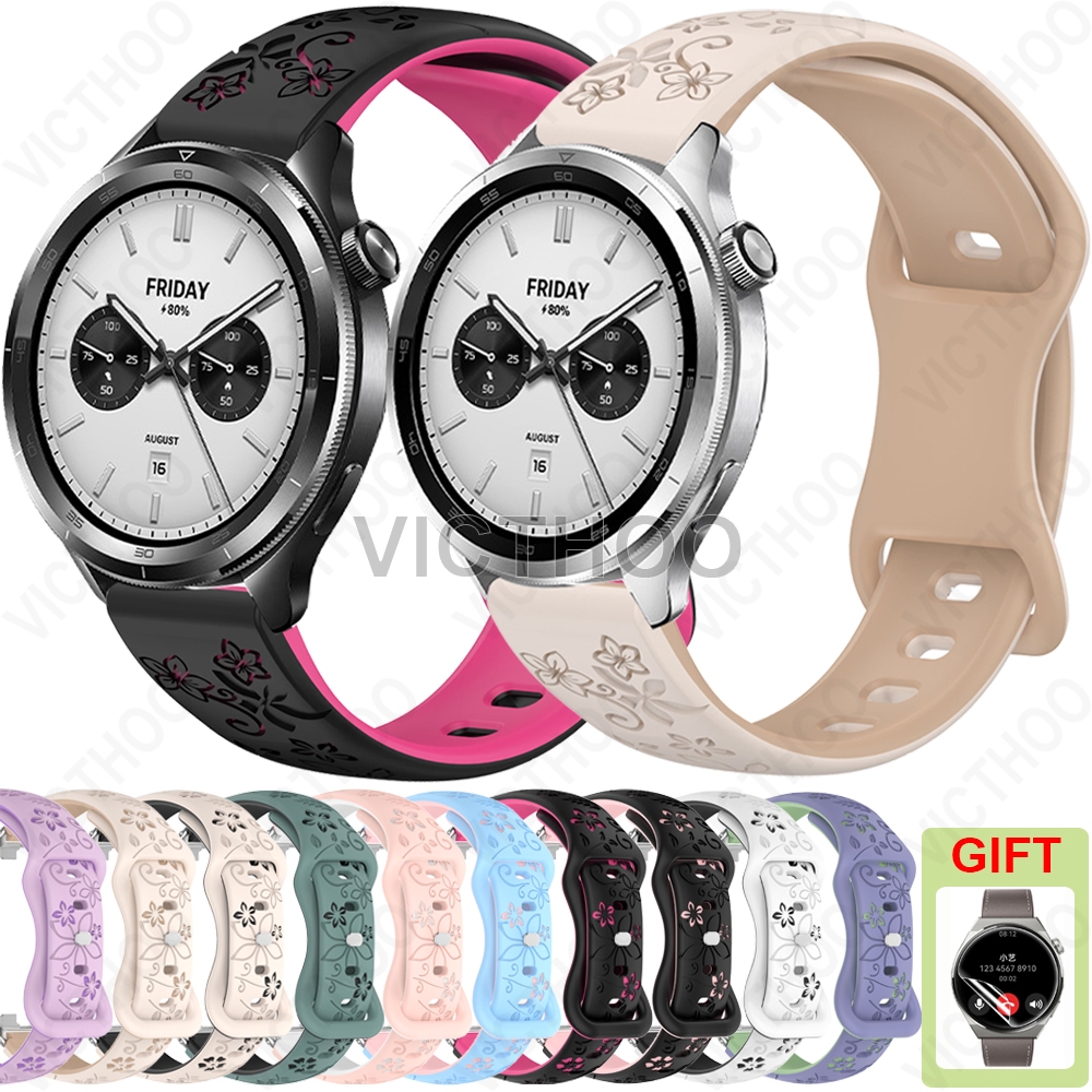 ซิลิโคนสบายสายนาฬิกากีฬาอุปกรณ์เสริมสําหรับ Xiaomi Watch S4 / S3 / 2 Pro / S1 Active / S1 Pro / Mi Watch