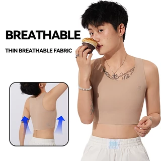 2pcs Janest Chest Binder Seamless Minimizer Bra ผ้าระบายอากาศพิเศษหน้าอกใหญ่กลายเป็นรัดตัว Binder ขนาดเล็ก