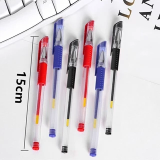 ปากกาเจล 20/50/100/200 ชิ้น ปากกาเจลหัวเข็ม 0.5 มม. สีดำ สีแดง สีฟ้า สำหรับการเขียนที่คมชัด