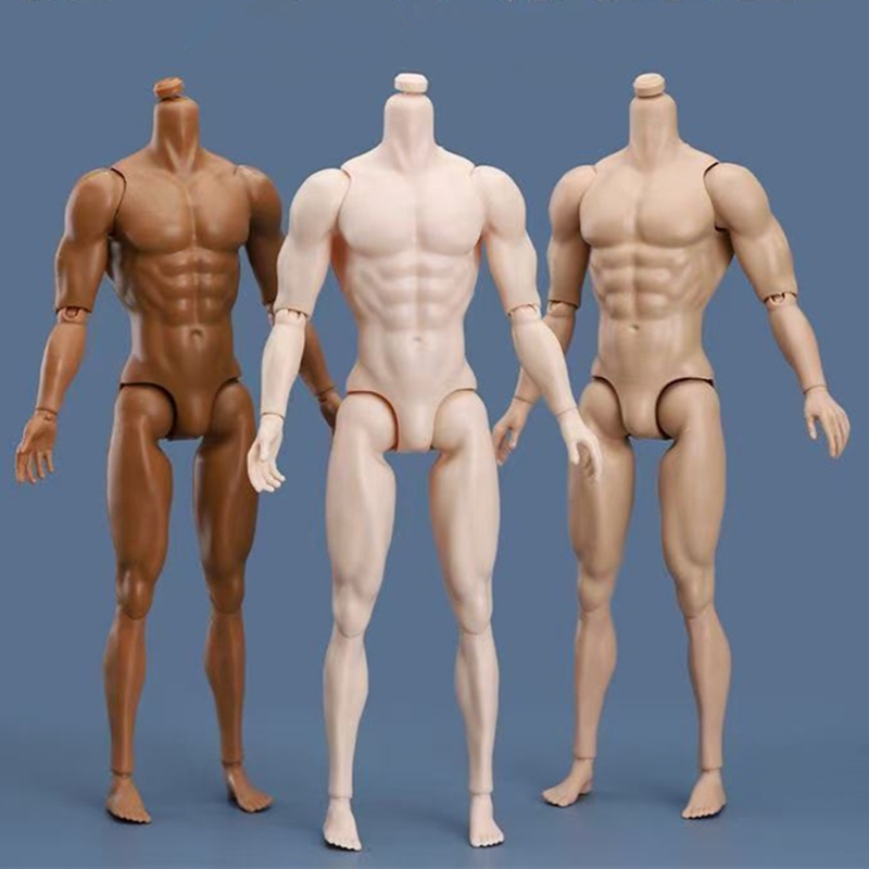 1/6 MJD Boy Body 31 ซม.ความสูงชายสีขาวปกติ Tan Skin Strong Man ตุ๊กตาอุปกรณ์เสริม