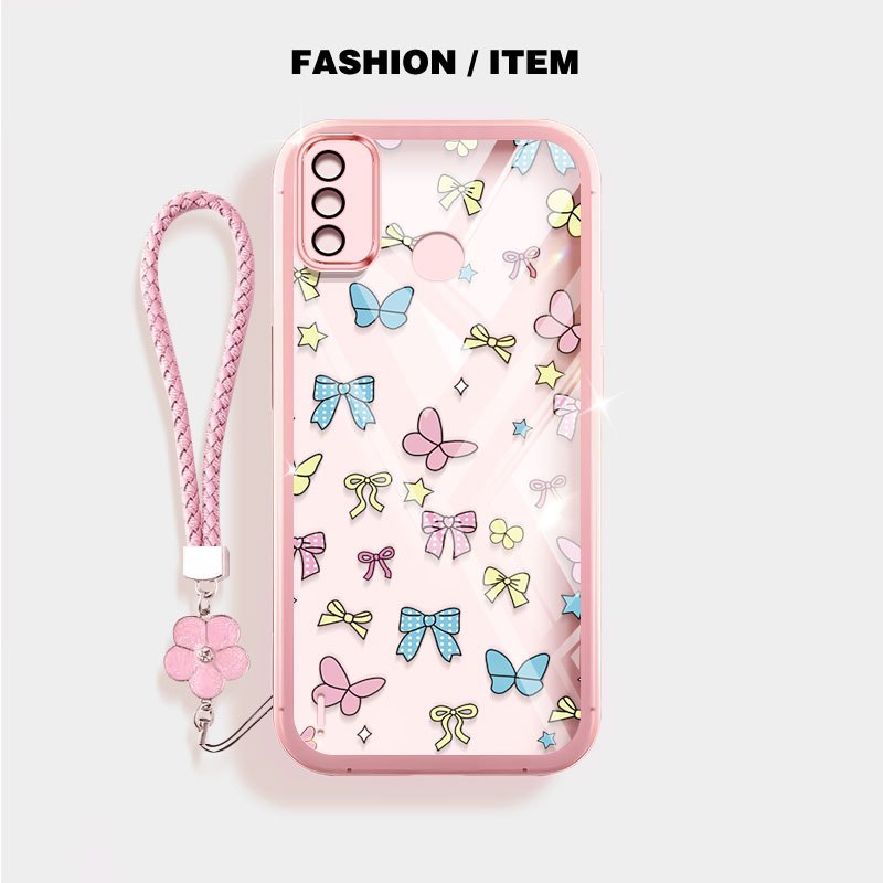 VRQRสําหรับTecno Spark Go 2022 Spark 8C Spark 6 Go KG5k KG5j KE5j KE5kผีเสื้อน้อยใสกันกระแทกเคสโทรศั
