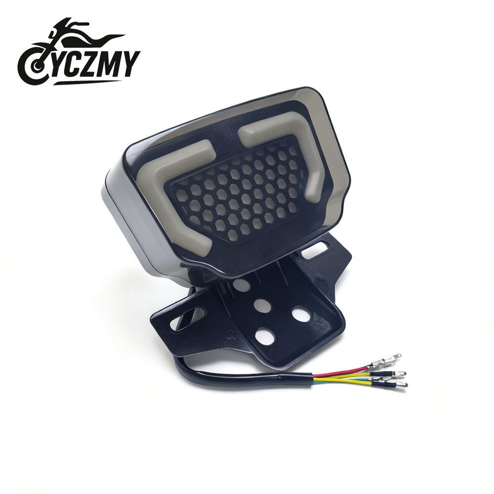 ไฟท้ายทดแทนสําหรับรถจักรยานยนต์สไตล์ปีศาจเข้ากันได้กับสําหรับ TMX125 TMX155 CG125 CG155