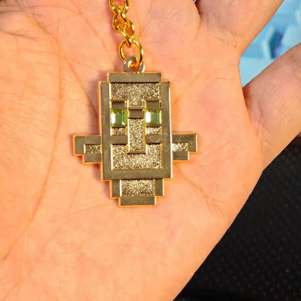 ⏳Minecraft Minecraft Minecraft Merchanting Undead Totem จี้โลหะ Key Cyber Life-Saving Peace Blessing