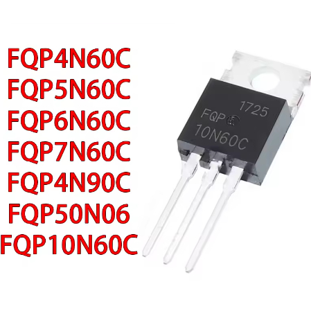 5PCS FQP4N60C 4N60C FQP5N60C 5N60C FQP6N60C FQP7N60C FQP4N90C FQP50N06 50N06 FQP50C 10C ทรานซิสเตอร์