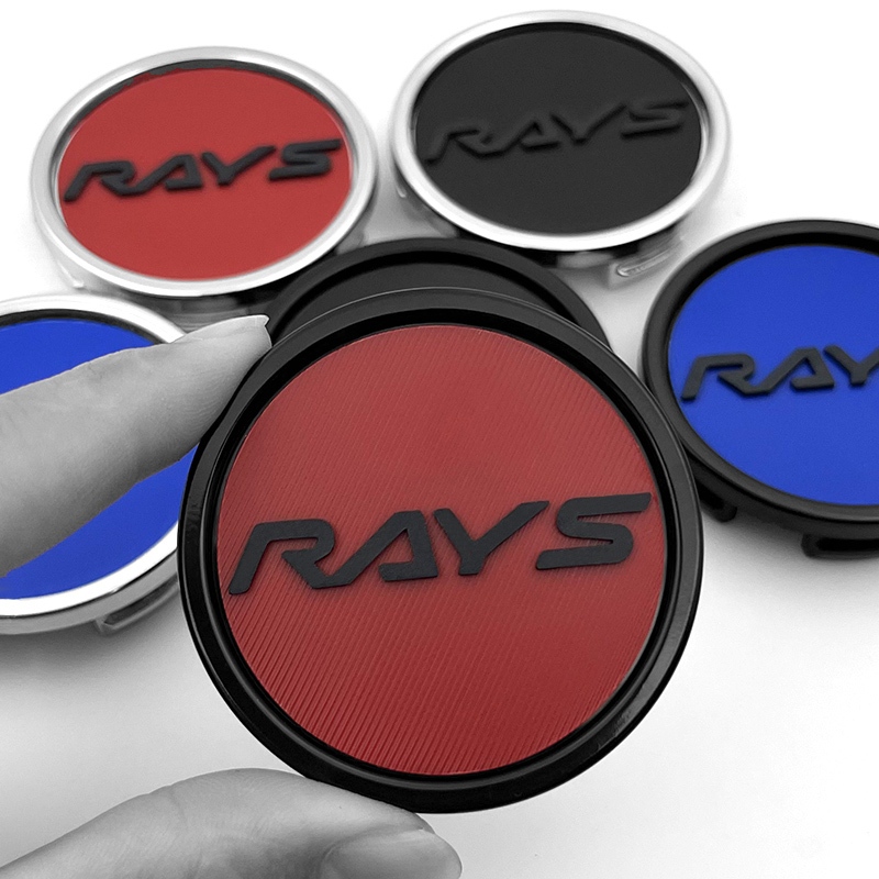 ทนทาน Solid 58 มม.ด้านนอก 53 มม.ด้านในรถกีฬา Rim Cap Enkei Racing Rays Wheel Center Hub Cap Cover