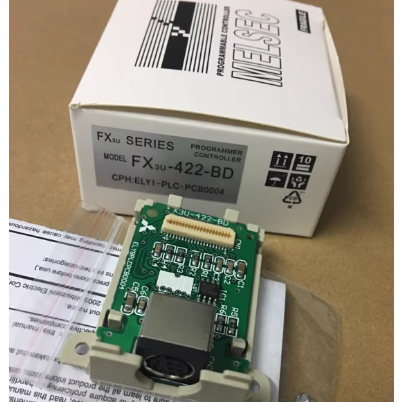 FX3U บอร์ดขยายการสื่อสาร PLC FX3U-422-BD Mitsubishi FX3U-232-BD/FX3U-485-BD