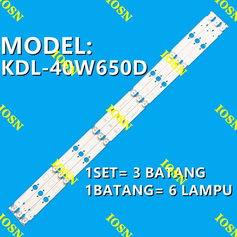 KDL-40W650D SONY 40 INCH LED TV BACKLIGHT (โคมไฟทีวี) KDL-40W650 KDL 40W650W KDL 40W650W KDL 40W650