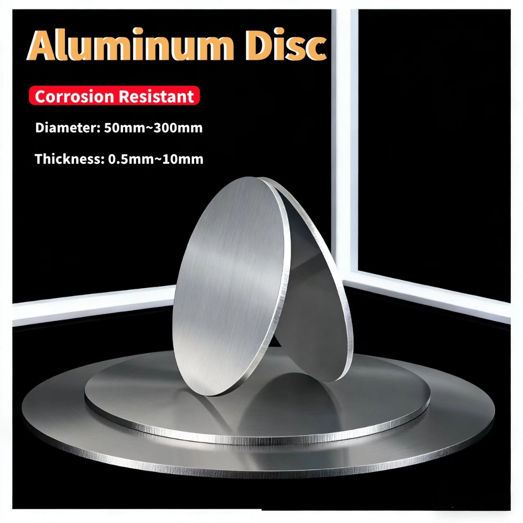 Aluminum Alloy Circular Plate อลูมิเนียมอัลลอยด์แผ่นวงกลม 1060 / 5052 / 6061 ความหนา 0.5 มม.-10 มม. อลูมิเนียมแผ่นเส้นผ่านศูนย์กลาง 50-300 มม.