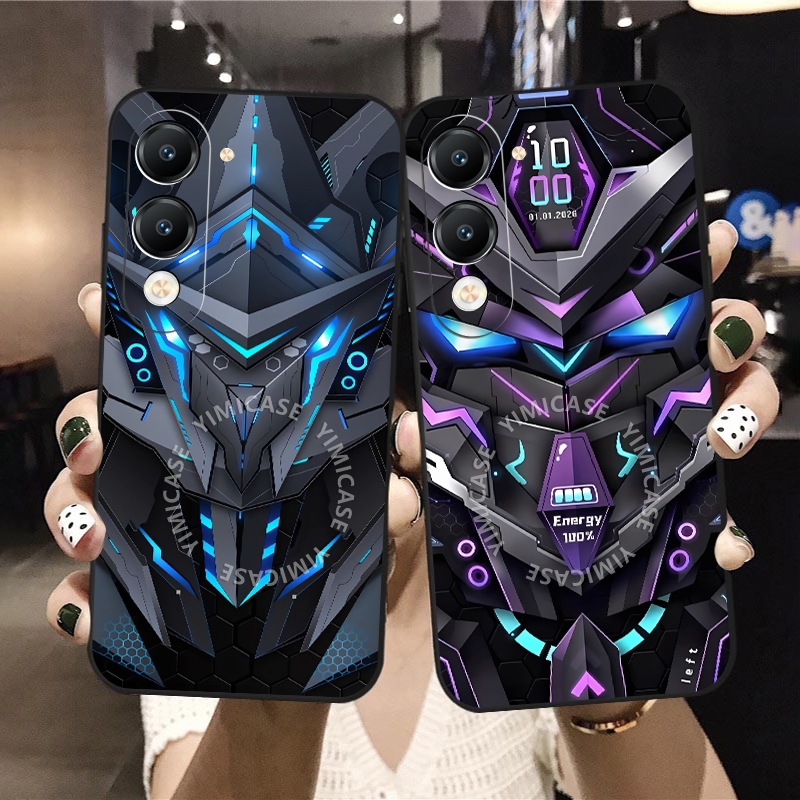 สําหรับ VIVO Y04 Y04S Y29t Y29s Y100 Y29 Y39 Y72 Y52 Y76 Y77 Y78 PRO 4G 5G V2419 V2327 V2434 V2436 V2053 V2124 V22 V71A mecha สไตล์เคสโทรศัพท์