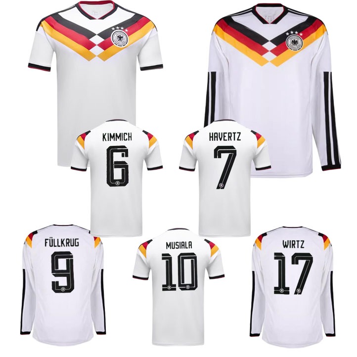 2026 German Jersey No. 17 Wilds Muller Home แขนสั้นแขนยาว