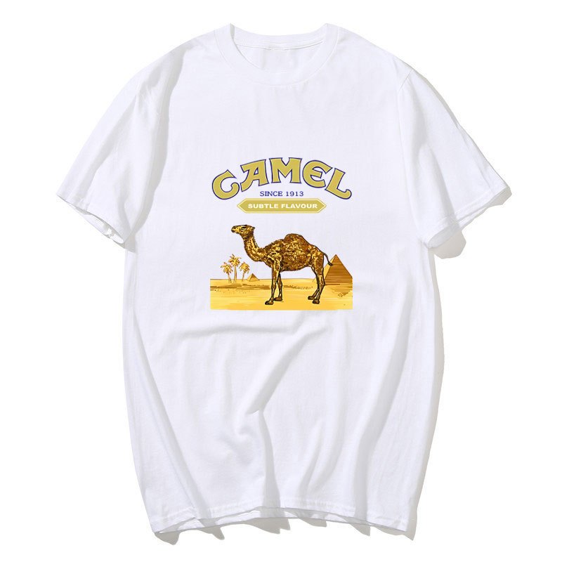 Vintage เสื้อยืด Camel Trophy ผ้าฝ้ายแท้ รอบคอดี แขนสั้น สวมใส่สบายทุกวัน